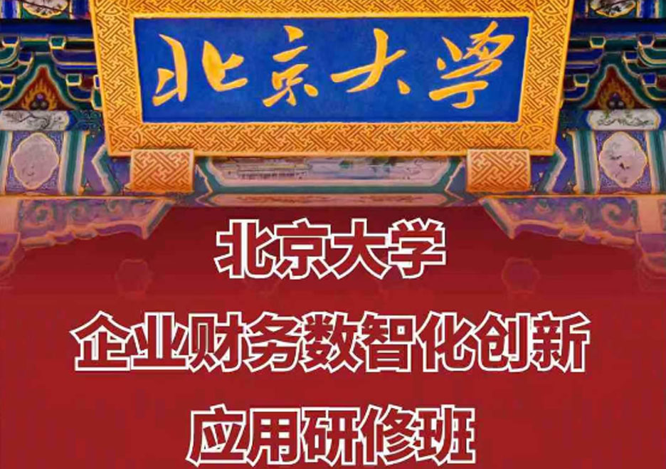 北京大学企业财务数智化创新应用研修班